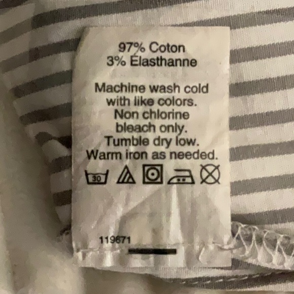 J. Crew size 10 striped sleeveless blouse - Picture 7 of 7